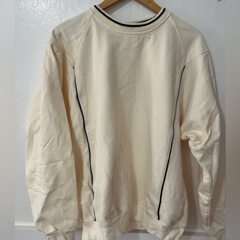 Cream New Wave crewneck